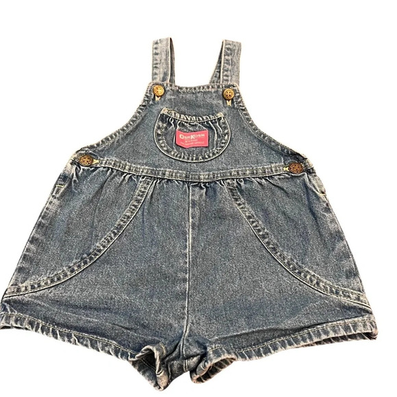 OshKosh B'gosh Other - Vintage Oshkosh Denim Bib Shortalls Size 4T